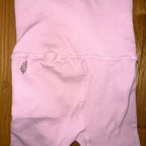 Free people movement pink leggings